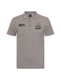 Newcastle United Football Club Official Soccer Gift Mens Crest Polo Shirt