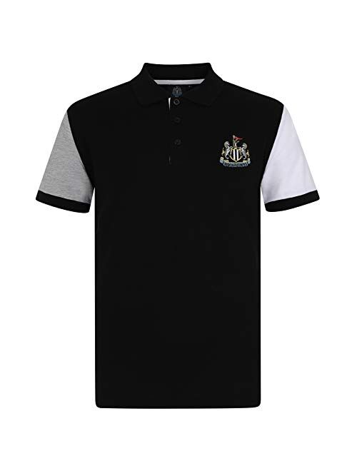 Newcastle United Football Club Official Soccer Gift Mens Crest Polo Shirt