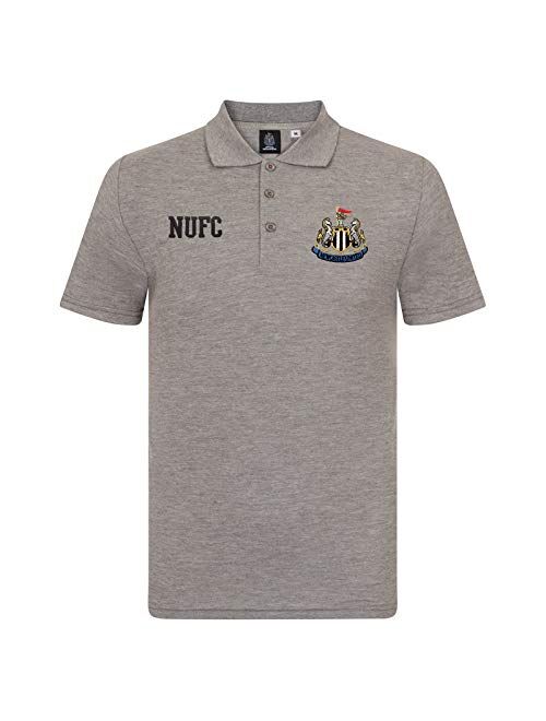 Newcastle United Football Club Official Soccer Gift Mens Crest Polo Shirt