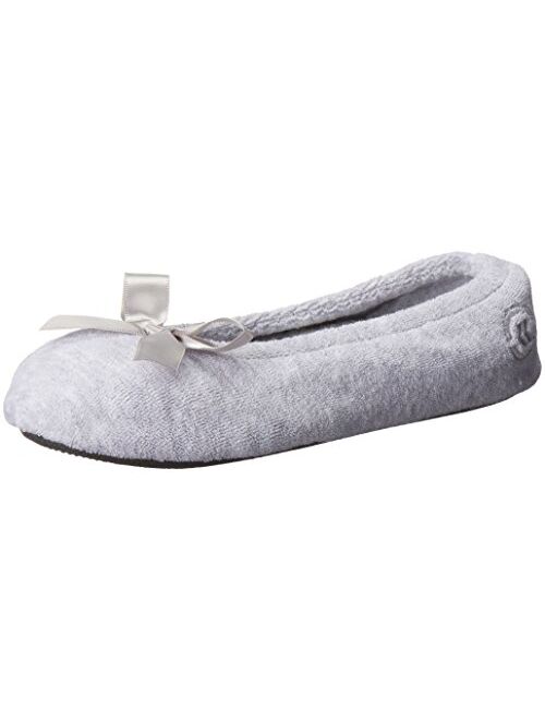 isotoner Women's Terry Ballerina