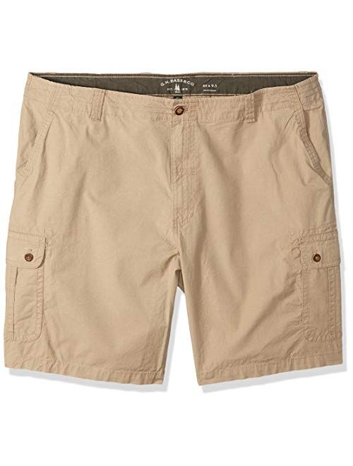 G.H. Bass & Co. Men's Big and Tall Ripstop Stretch Cargo Short