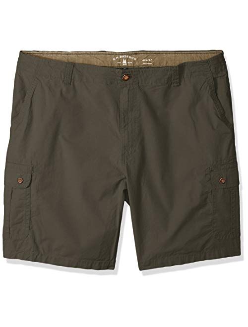 G.H. Bass & Co. Men's Big and Tall Ripstop Stretch Cargo Short