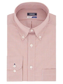 Men's Dress Shirts Regular Fit Stretch Gingham