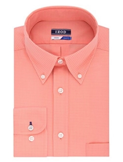 Men's Dress Shirts Regular Fit Stretch Gingham