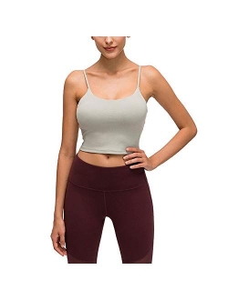 Willit Women's Padded Sports Bra Yoga Fitness Workout Running Shirts Athletic Tank Top