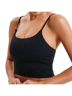 Willit Women's Padded Sports Bra Yoga Fitness Workout Running Shirts Athletic Tank Top