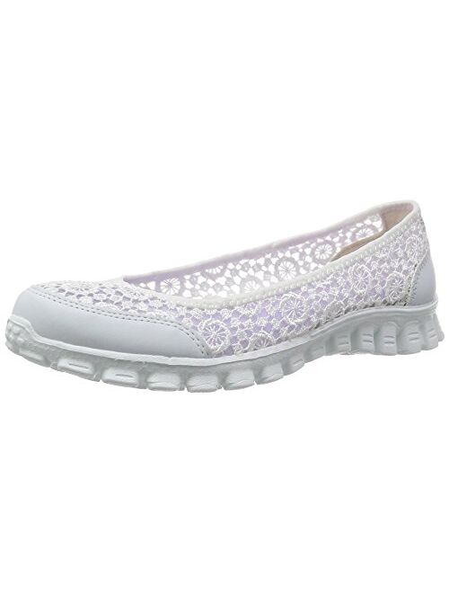 Skechers Sport Women's EZ Flex Flighty Majesty Slip-on Flat