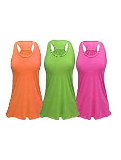 Epic MMA Gear Flowy Racerback Tank Top, Regular and Plus Sizes, Pack of 3