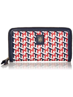 Julia Large Nylon Zip Wallet