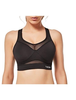 Yvette Sports Bra - High Impact Mesh for Breathable Sexy