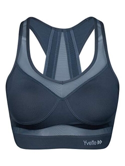 Yvette Sports Bra - High Impact Mesh for Breathable Sexy