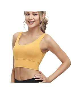 Sports Bras for Women, High Impact Full Coverage Comfortable Padded Bras for Gym Fitness with Removable Pads