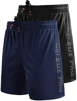 Neleus Men's Lightweight Workout Running Athletic Shorts with Pockets