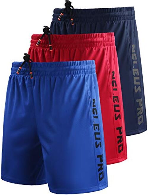 Neleus Men's Lightweight Workout Running Athletic Shorts with Pockets