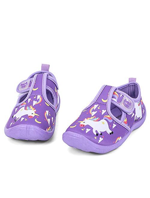 nerteo Boys Girls Cute Aquatic Water Shoes & Beach, Swim, Pool, Water Park & Toddler/Little Kid