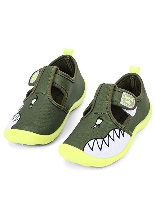 nerteo Boys Girls Cute Aquatic Water Shoes & Beach, Swim, Pool, Water Park & Toddler/Little Kid