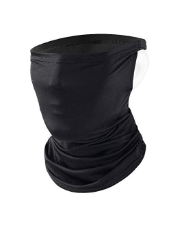 Neck Gaiter Balaclava Bandana Headwear, Ice Silk Cooling Sports Face Scarf for Dust Outdoors