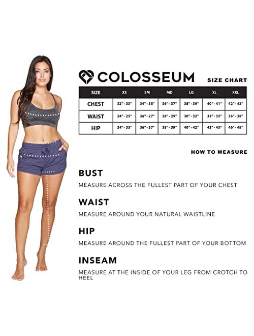 Colosseum Active Simone Cotton Blend Yoga and Running Shorts