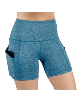 ODODOS High Waist Dual Pocket Workout Shorts, Athletic Shorts