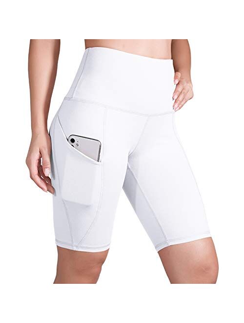 ODODOS High Waist Dual Pocket Workout Shorts, Athletic Shorts