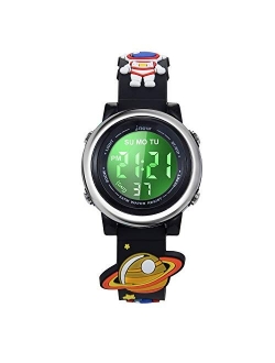 Kids Digital Sport Waterproof Watch for Girls Boys, Kid Sports Outdoor LED Electrical Watches with Luminous Alarm Stopwatch Child Wristwatch