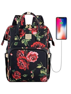 Laptop Backpack,15.6 Inch Stylish College School Backpack for Women Girls