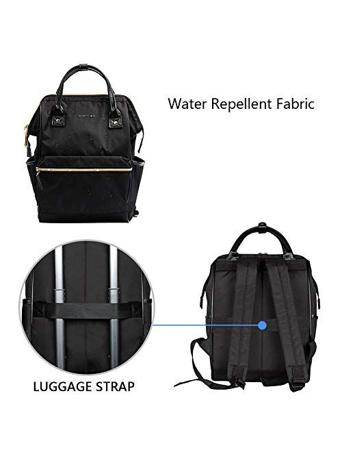 KROSER Laptop Water Repellent for Travel Business College Daypack with USB Port For Women/Men