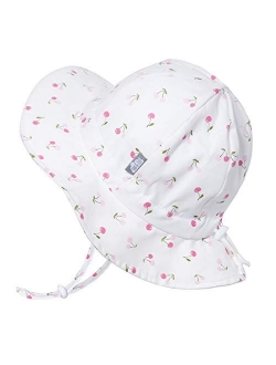 JAN & JUL Toddler Sun Hat, GRO-with-Me Adjustable Straps, 50+UPF Natural Cotton Protection