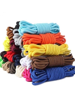 12 Pairs Durable Shoelaces for Boots, Work Boots & Hiking Shoes (Random Assorted Colors)