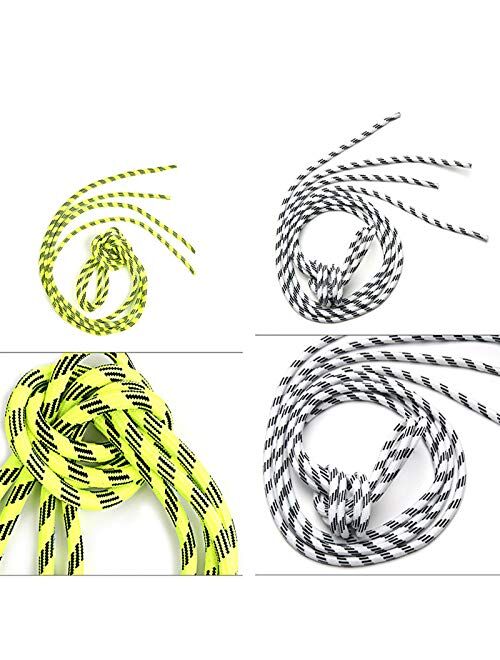 12 Pairs Durable Shoelaces for Boots, Work Boots & Hiking Shoes (Random Assorted Colors)