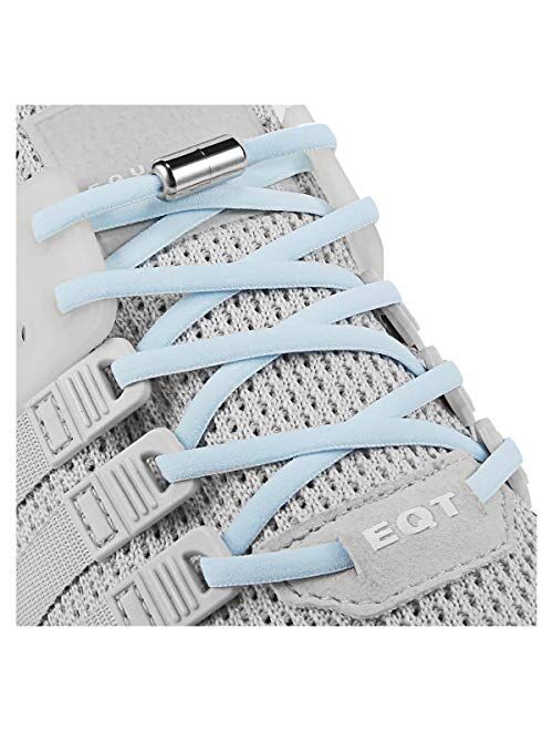 Elastic No Tie Shoe Laces For Adults,Kids,Elderly,System With Elastic Shoe Laces(2 Pairs)