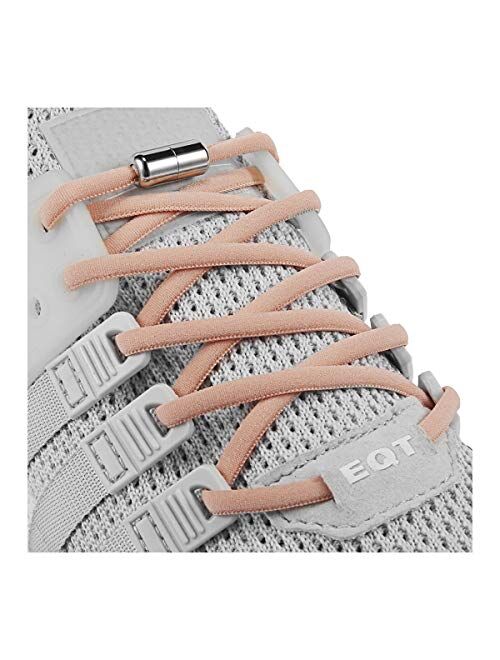 Elastic No Tie Shoe Laces For Adults,Kids,Elderly,System With Elastic Shoe Laces(2 Pairs)