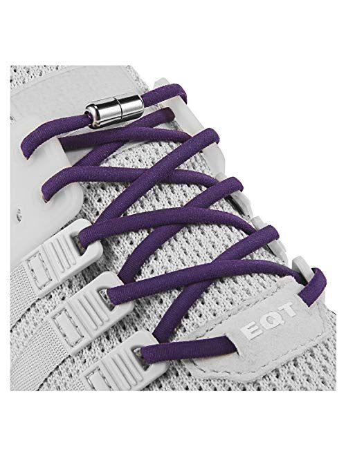 Elastic No Tie Shoe Laces For Adults,Kids,Elderly,System With Elastic Shoe Laces(2 Pairs)