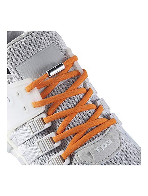 Elastic No Tie Shoe Laces For Adults,Kids,Elderly,System With Elastic Shoe Laces(2 Pairs)