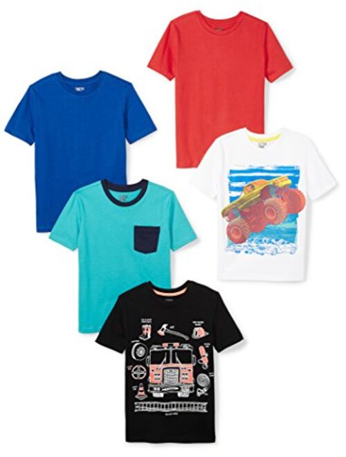 Amazon Brand - Spotted Zebra Boy's Short-Sleeve T-Shirts