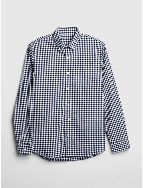 GAP Lived-In Stretch Poplin Shirt