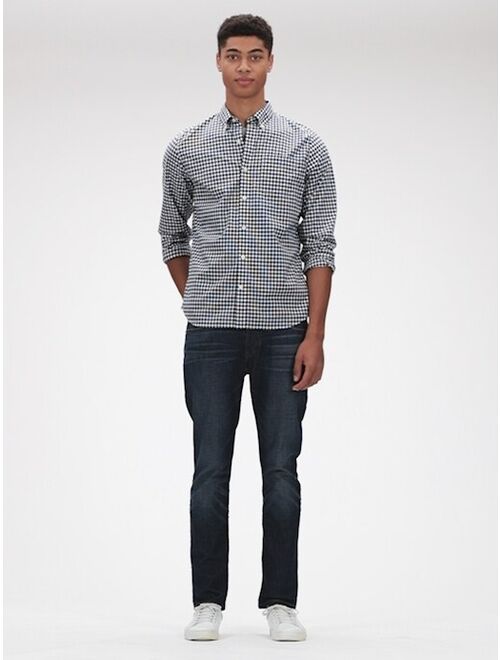 GAP Lived-In Stretch Poplin Shirt