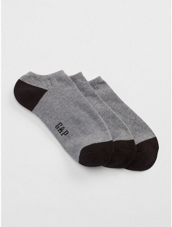 Men's Cotton Solid Ankle Socks (3-Pack)