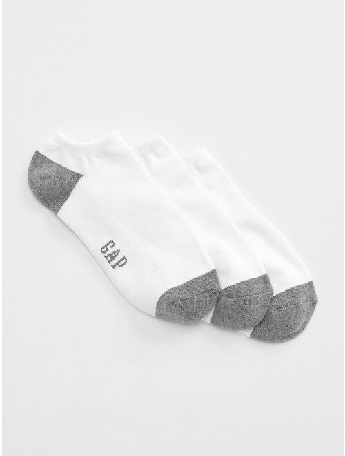 GAP Men's Cotton Solid Ankle Socks (3-Pack)