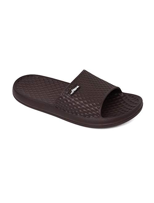 FUNKYMONKEY Mens Bathroom Shower Slippers Indoor Home Beach Non Slip Sandal