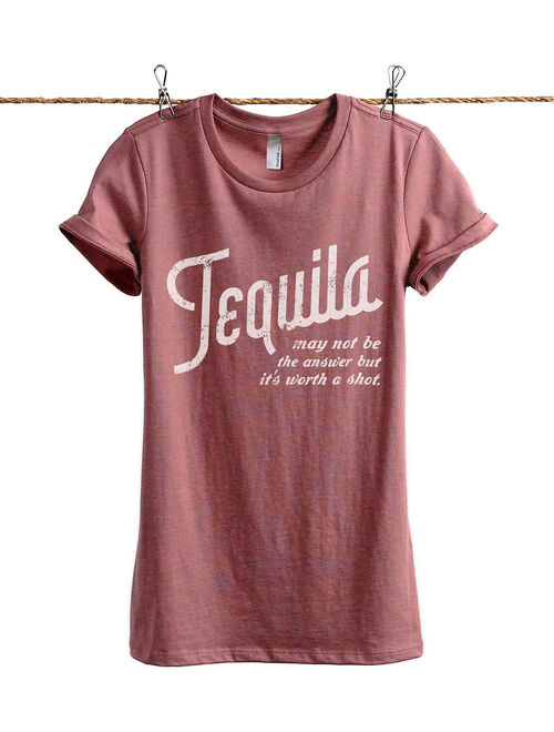 Thread Tank | Heather Rouge 'Tequila May Not Be The Answer' Tee - Women