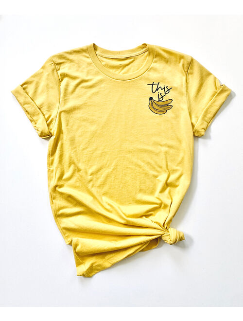 Party On! | Maize Yellow 'This Is Bananas' Boyfriend Tee - Women