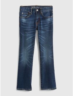 Kids Distressed Boot Jeans with Stretch