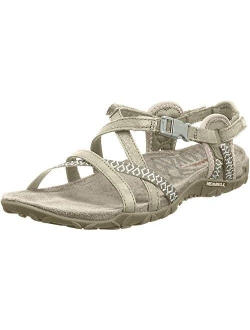 Terran Lattice Nubuck Leather Hook and loop Sandal