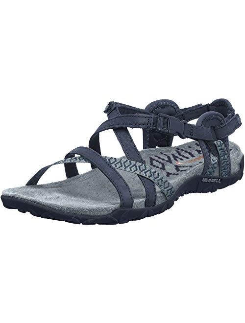 Merrell Terran Lattice Nubuck Leather Hook and loop Sandal