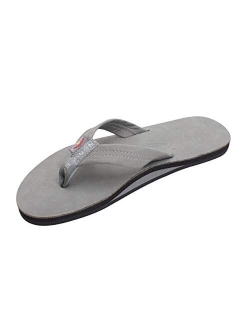 Rainbow Sandals Men's Premier Leather Single Layer Wide Strap with Arch