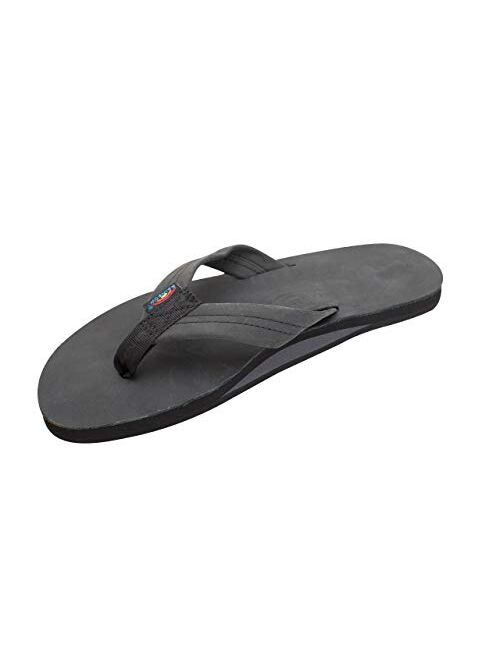 Rainbow Sandals Men's Premier Leather Single Layer Wide Strap with Arch