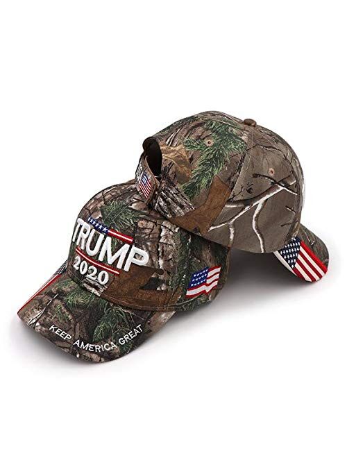 Made in USA Trump 2020 Hat and Mask Combo Washable Reusable Adult Cover Neck Scarf Bandana