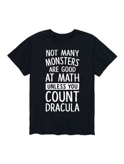 Black 'Unless You Count Dracula' Tee - Men