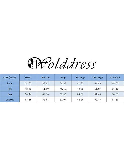 Wolddress Womens Casual Sleeveless Plus Size Loose Plain Long Maxi Dress with Pocket